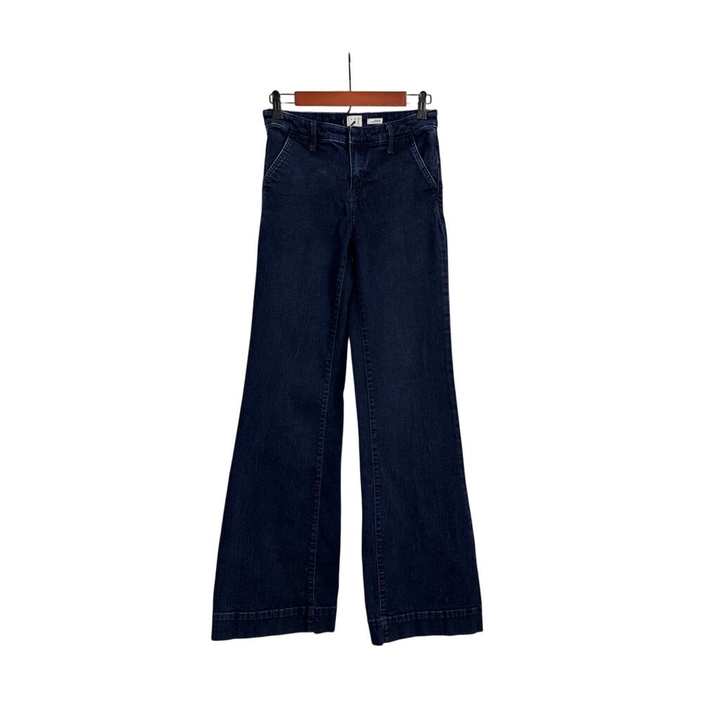 A New Day Capsule Stretch Denim Boot Cut Flare Dark Wash Blue Jeans Size 2 | 26